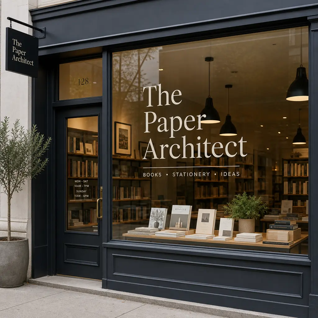 Книжный магазин The Paper Architect